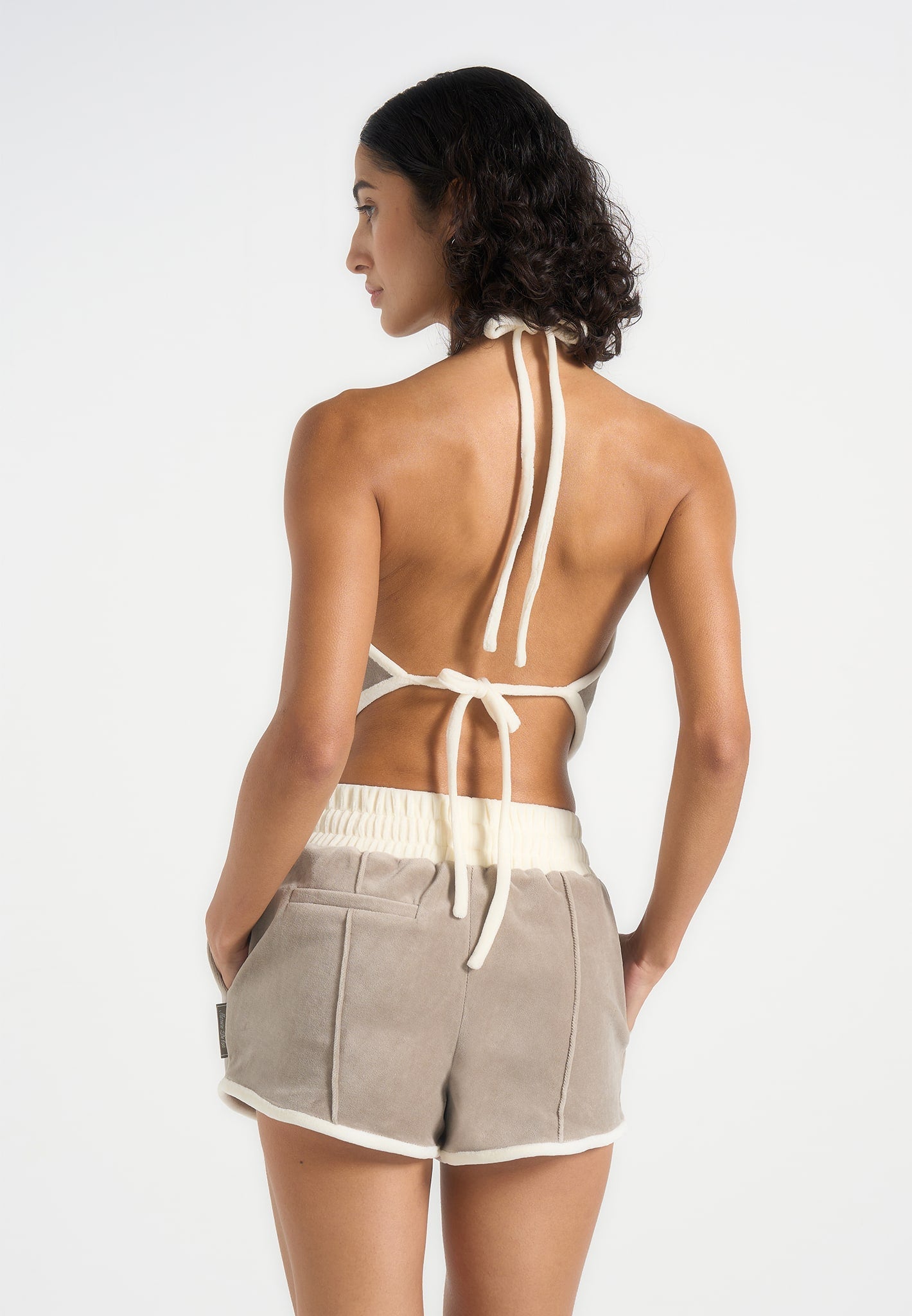 malena-velour-contrast-halter-top-taupe 