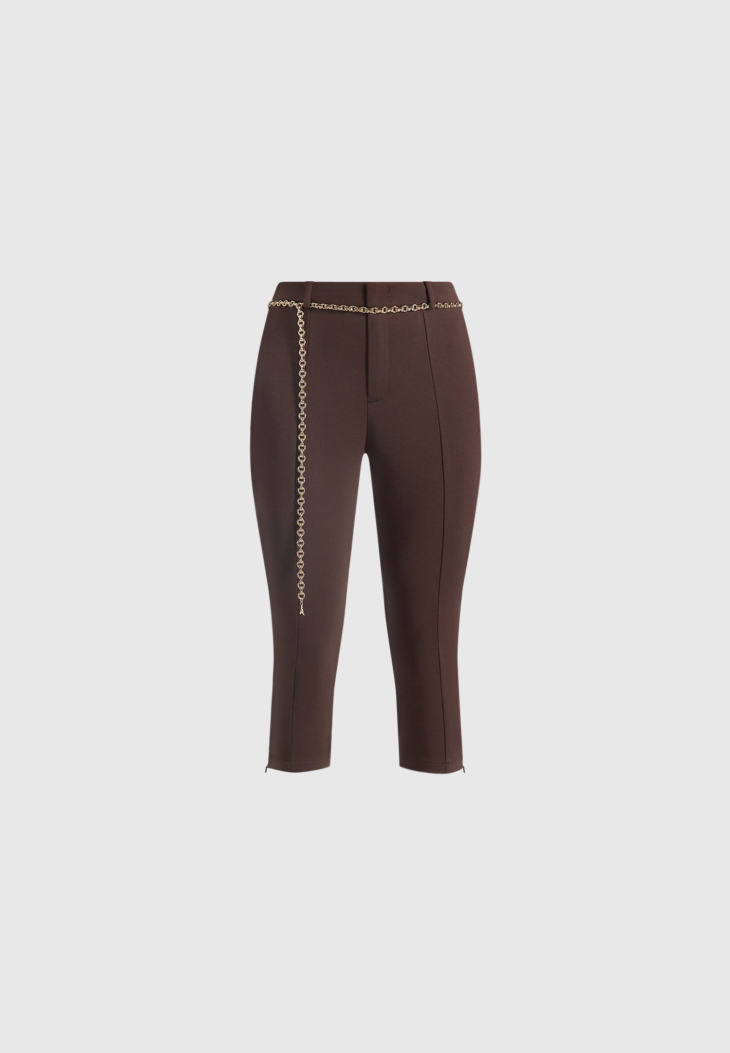 una-capri-leggings-with-chain-brown