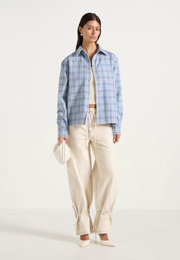 blake-unisex-whipstitch-check-shirt-blue