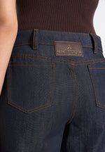 Florence - Denim High Rise Straight Leg Jeans - Indigo