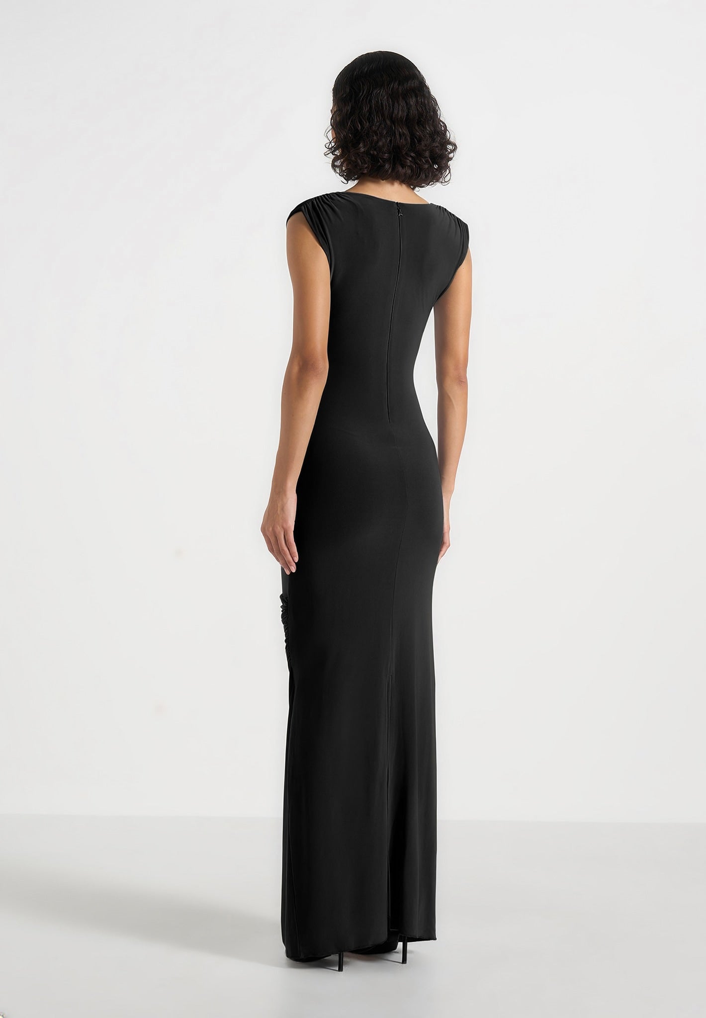 brigitte-v-neck-drape-maxi-dress
