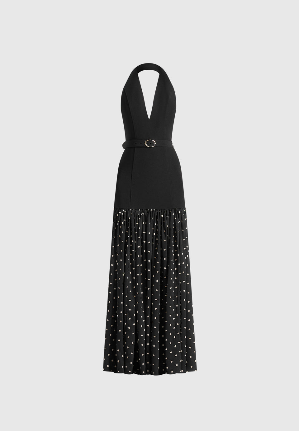 deborah-halter-maxi-dress-with-waist-detail-black-white