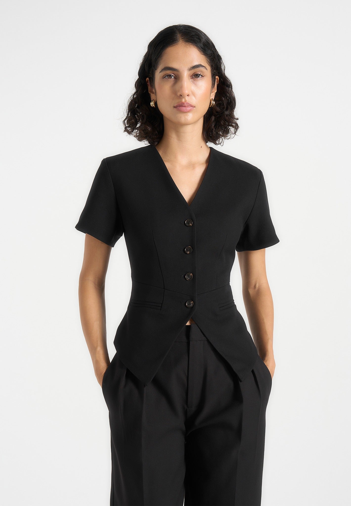 linda-contour-peplum-blazer-black