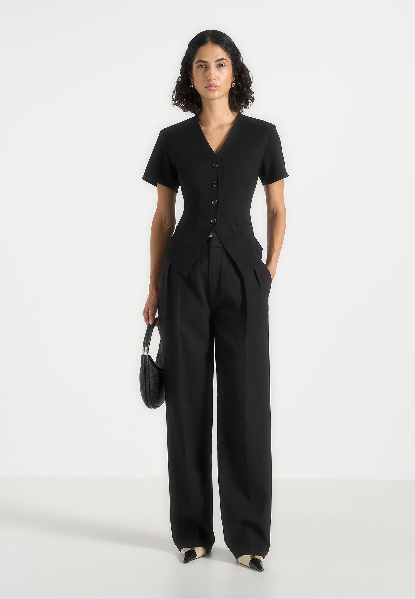 linda-contour-peplum-blazer-black