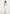 Macy - Halter Neck  Open Back Cotton Crochet Maxi Dress - White