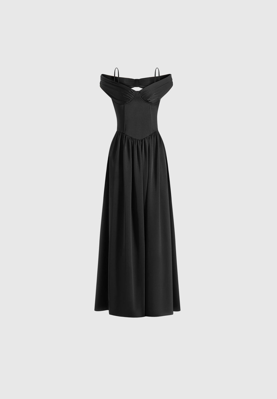 sia-off-shoulder-pleated-maxi-dress-black
