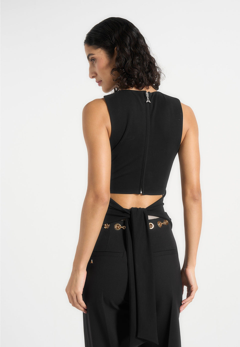 cecile-hardware-halter-top-black