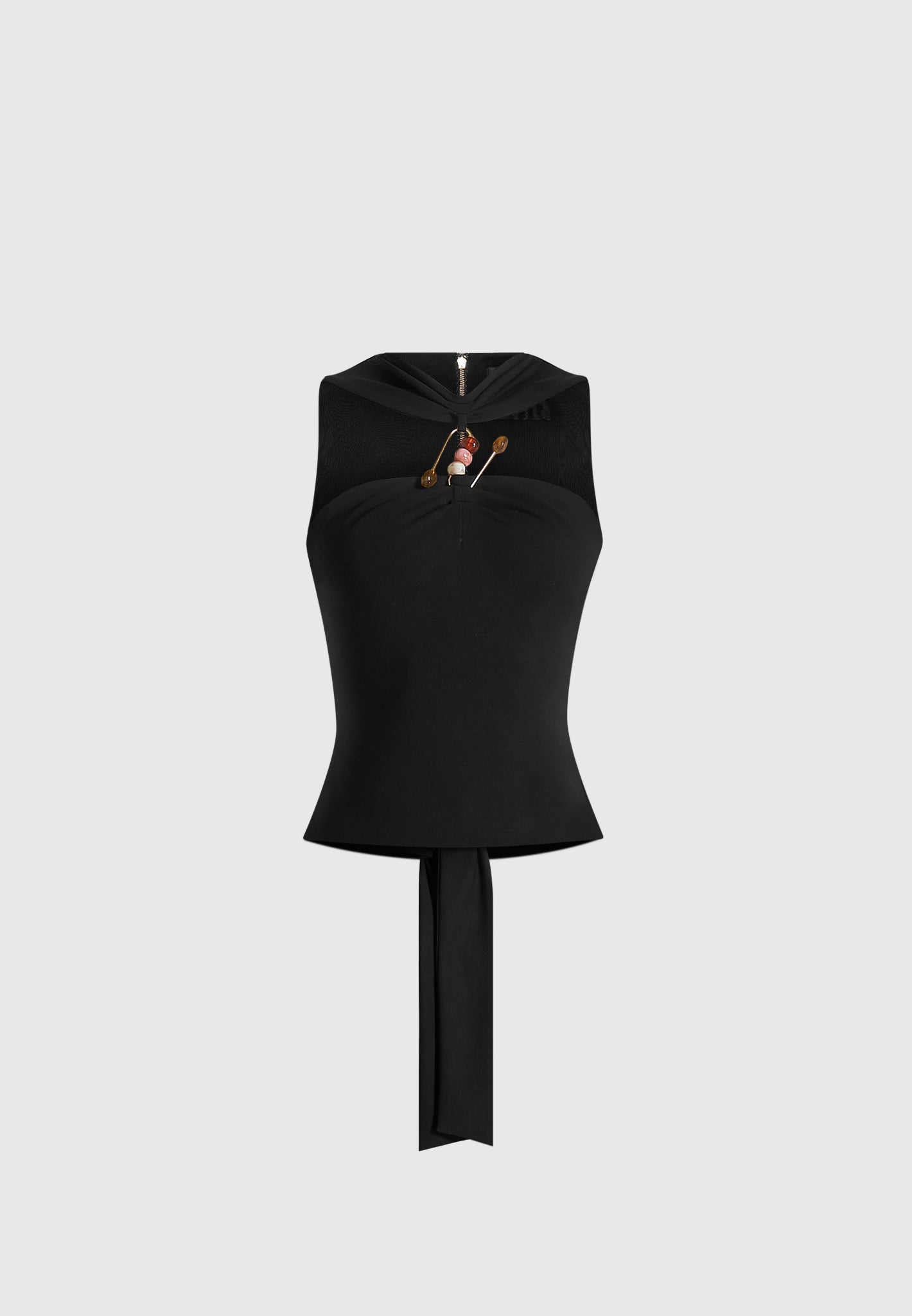 cecile-hardware-halter-top-black