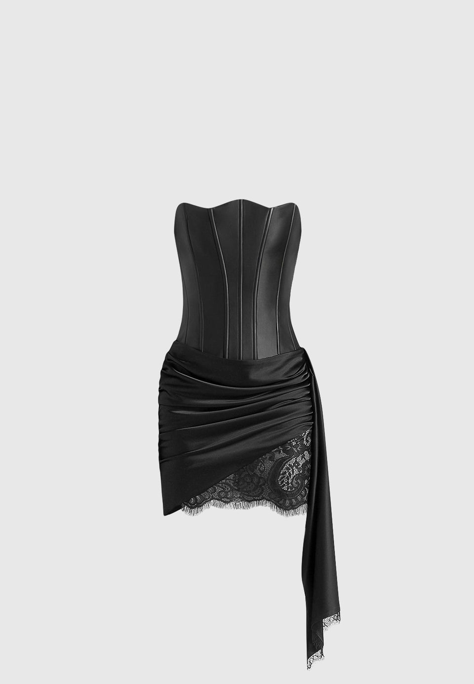valeska-corset-with-drape-mini-dress-black