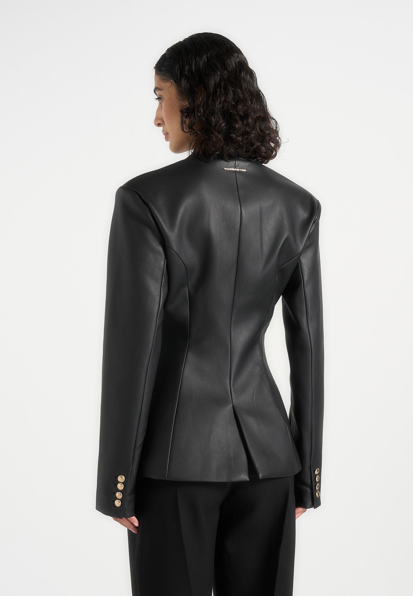 ina-leather-cinched-waist-kimono-blazer