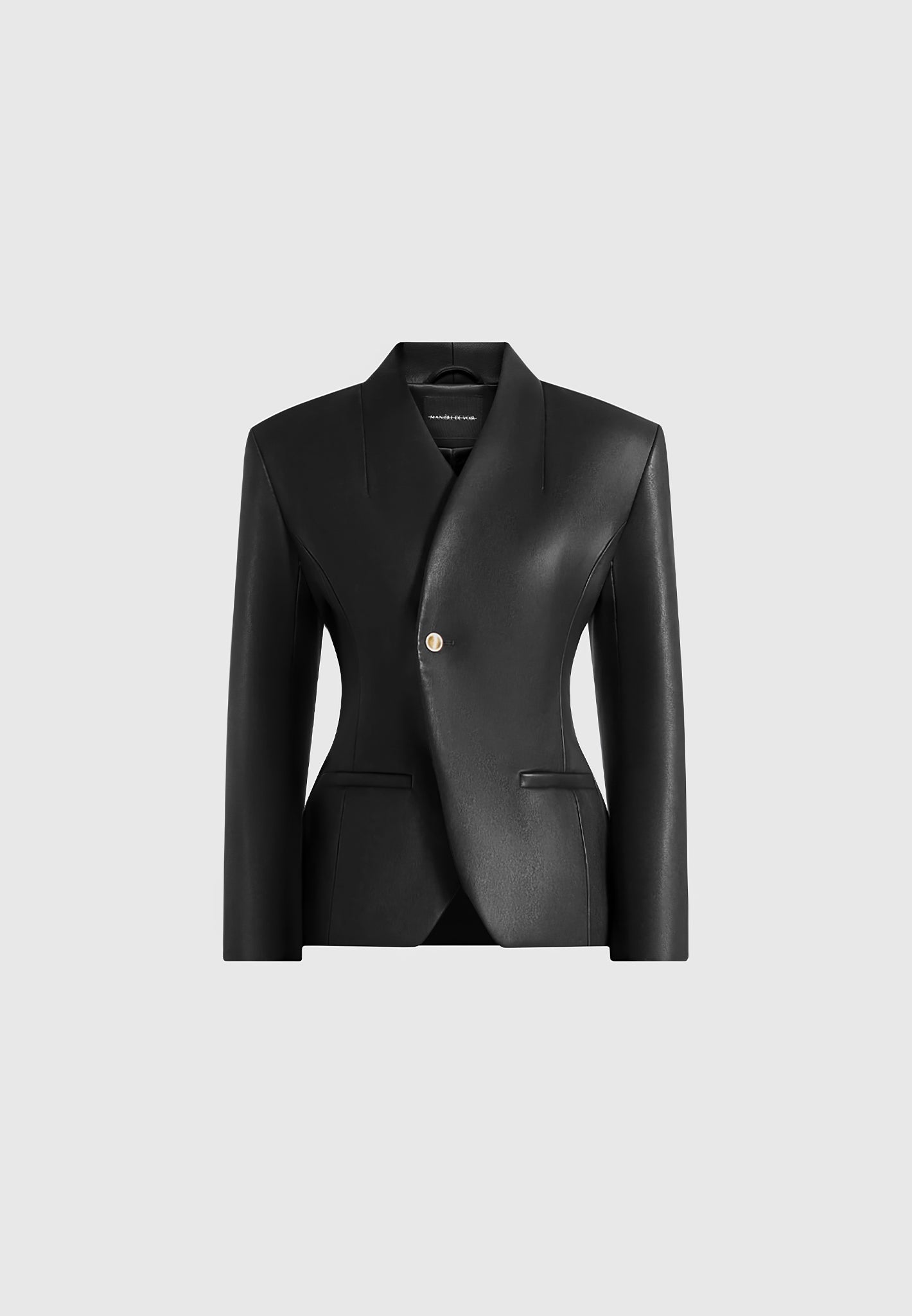 ina-leather-cinched-waist-kimono-blazer