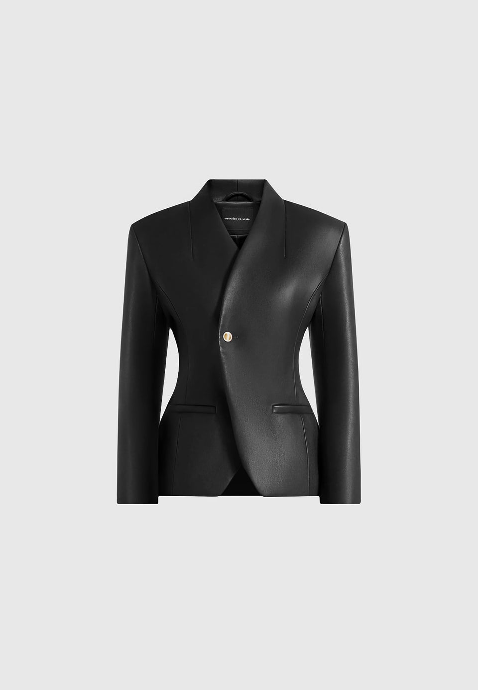 ina-leather-cinched-waist-kimono-blazer