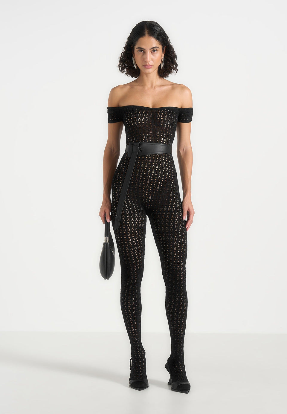 pointelle-knit-bardot-jumpsuit-with-belt-black