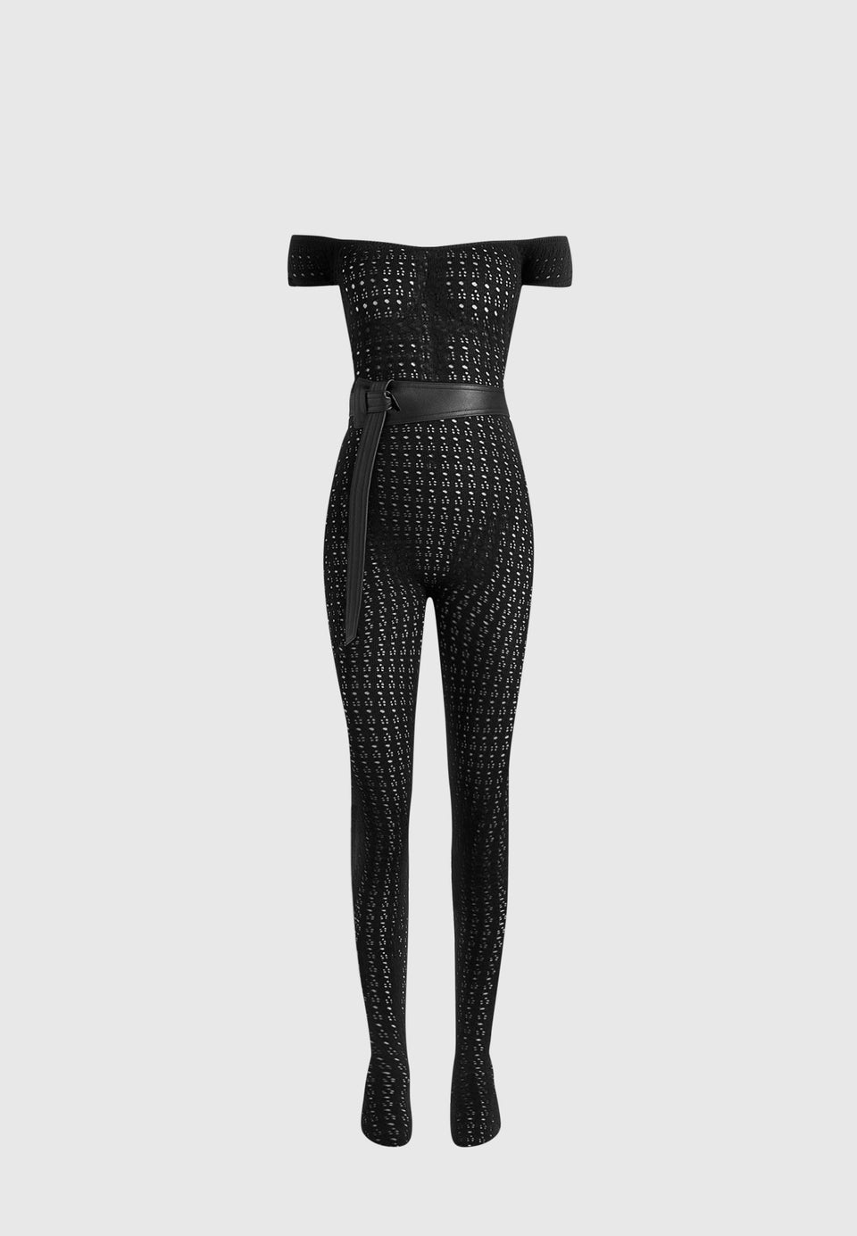 pointelle-knit-bardot-jumpsuit-with-belt-black