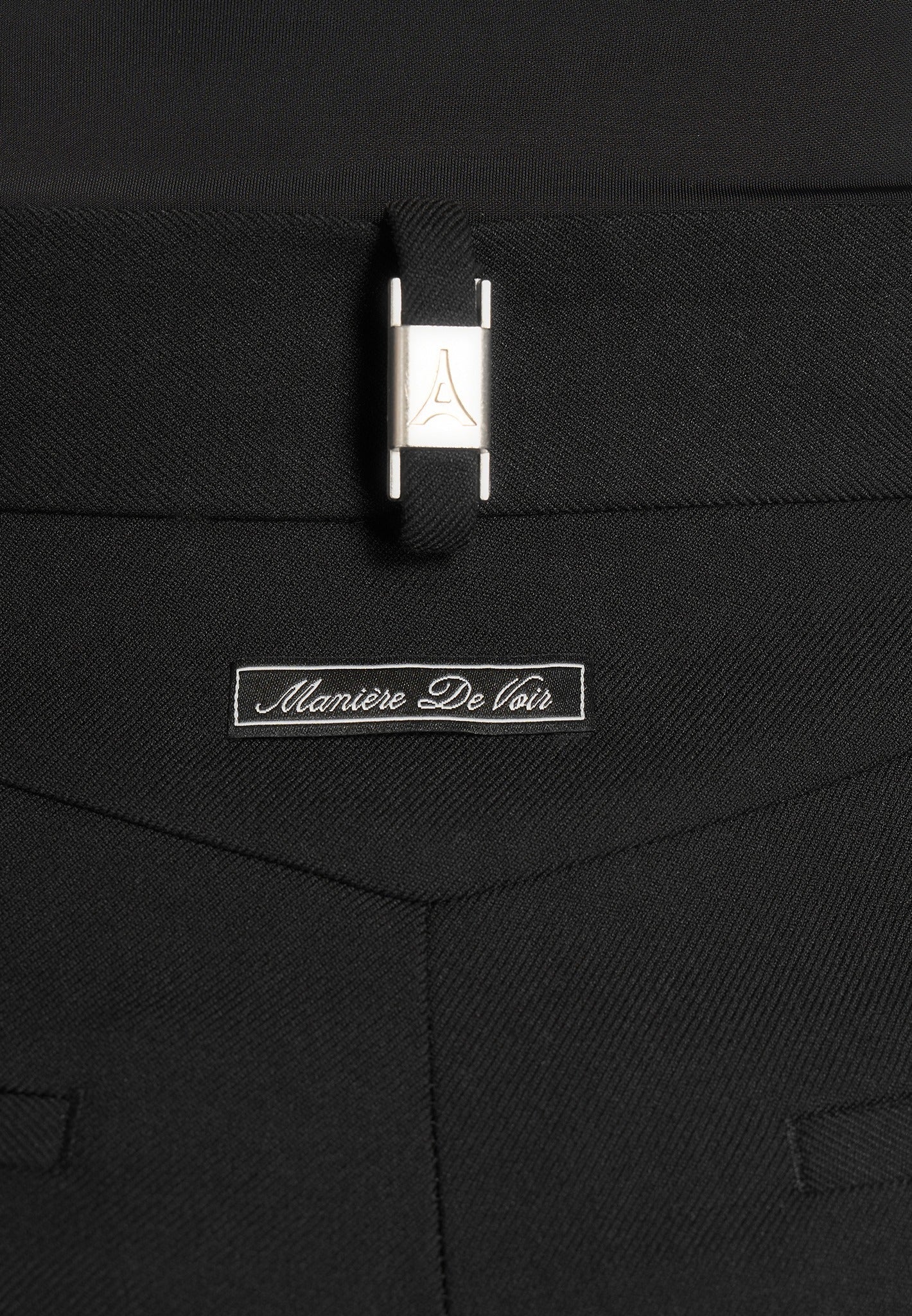 textured-tailored-pleated-cargo-trousers-black