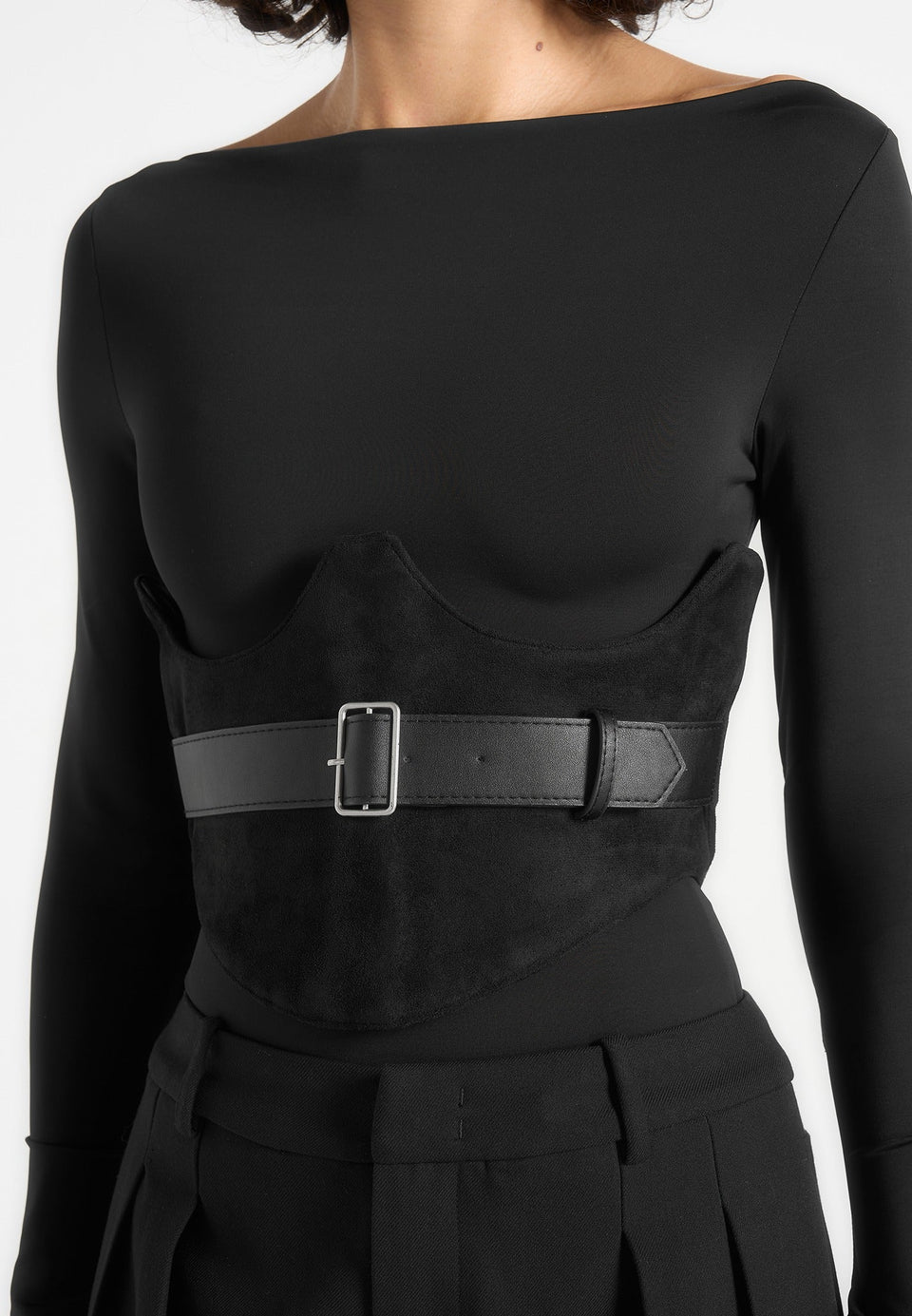 suede-leather-corset-belt-black