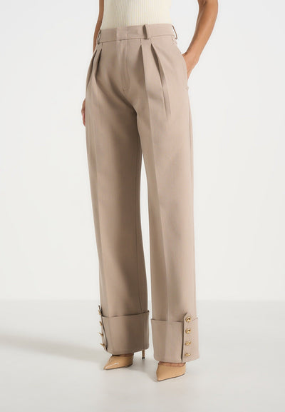 darlene-turn-up-detail-tailored-twin-pleat-trousers-beige