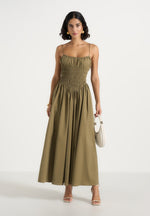 elva-smocked-waist-cotton-maxi-dress-khaki