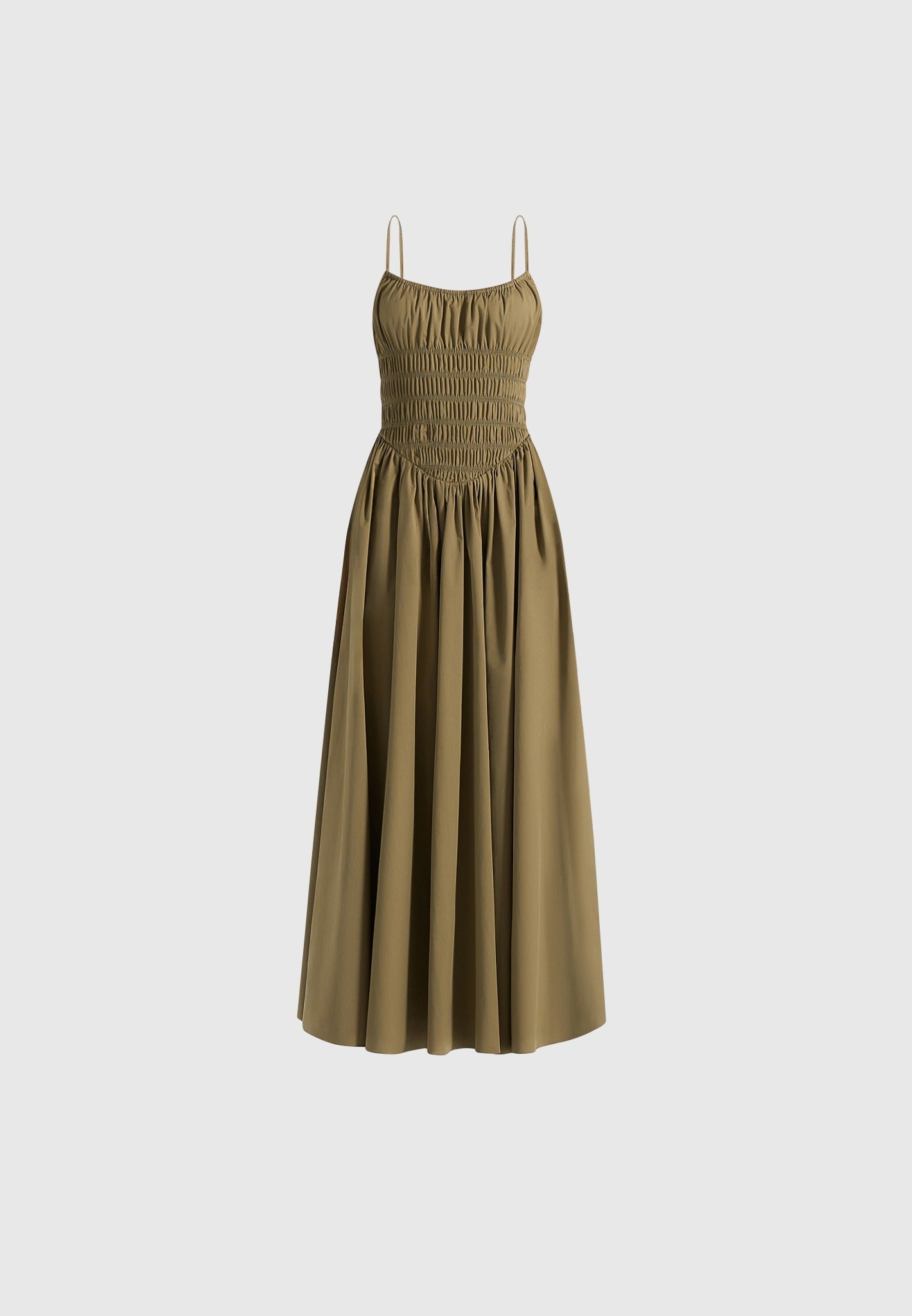 elva-smocked-waist-cotton-maxi-dress-khaki