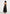 Elva - Smocked Waist Cotton Maxi Dress - Black