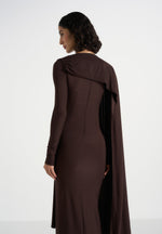 edena-asymmetric-ruched-draped-maxi-dress-brown