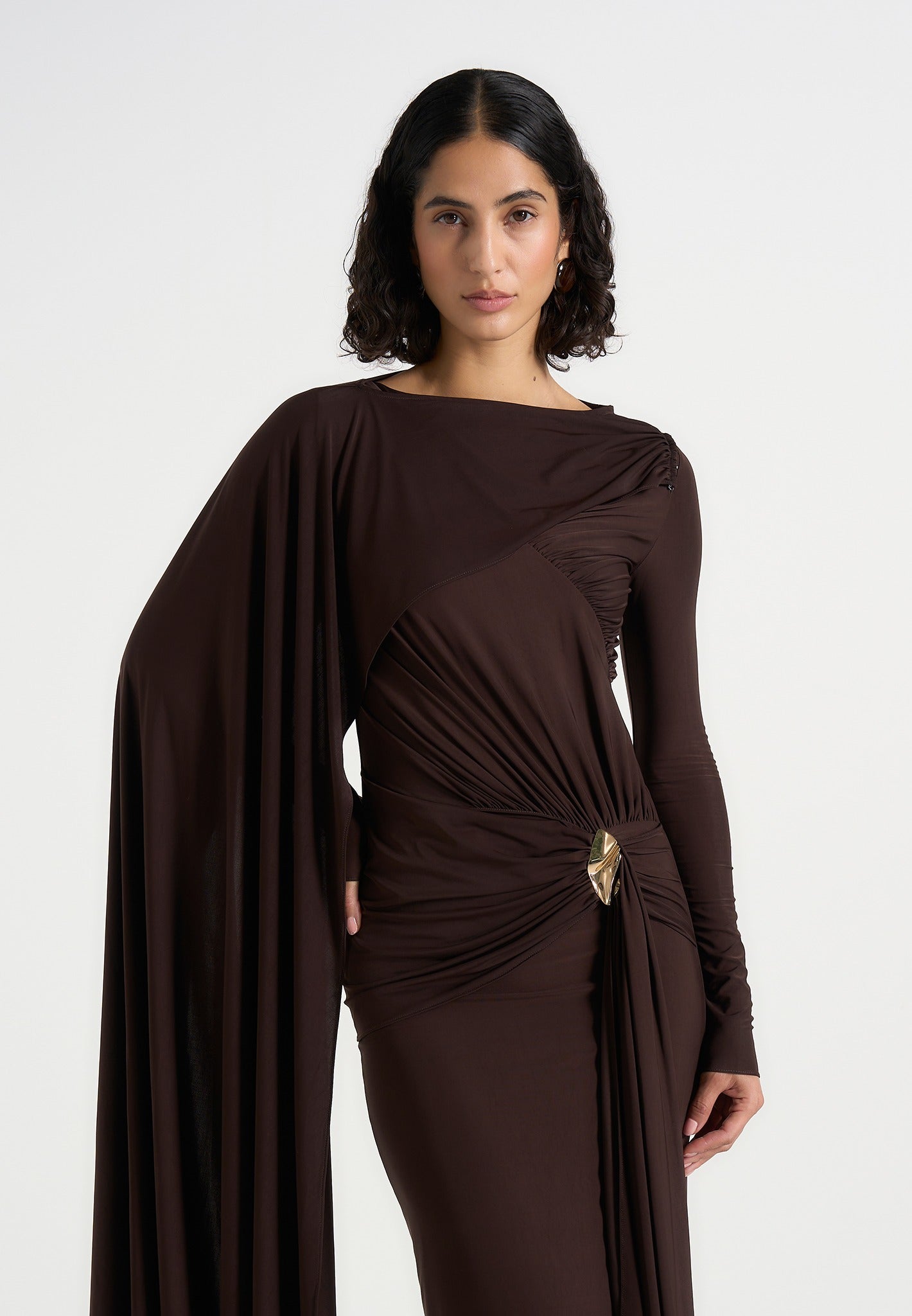 edena-asymmetric-ruched-draped-maxi-dress-brown