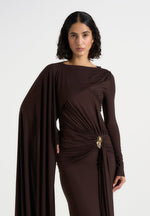 edena-asymmetric-ruched-draped-maxi-dress-brown