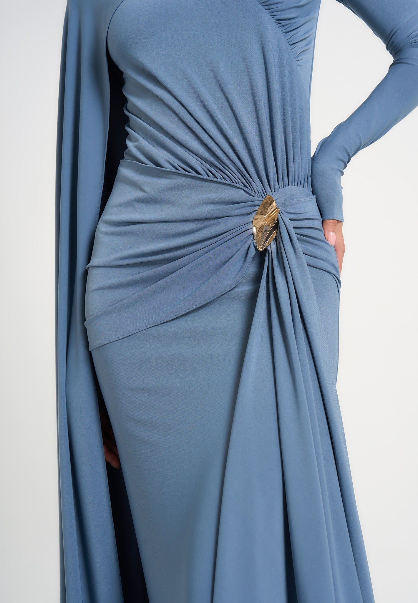 edena-asym-ruched-draped-maxi-dress-blue