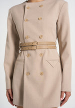 sierra-double-breasted-belted-blazer-dress-beige