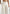 Flora - Box Pleat Wide Leg Belted Pants - White