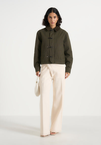 nino-clasp-detail-contrast-stitch-gabardine-jacket-olive