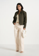 nino-clasp-detail-contrast-stitch-gabardine-jacket-olive