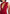 Mirena - Ruched Open Back Mini Dress With Scarf - Red