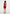 Mirena - Ruched Open Back Mini Dress With Scarf - Red