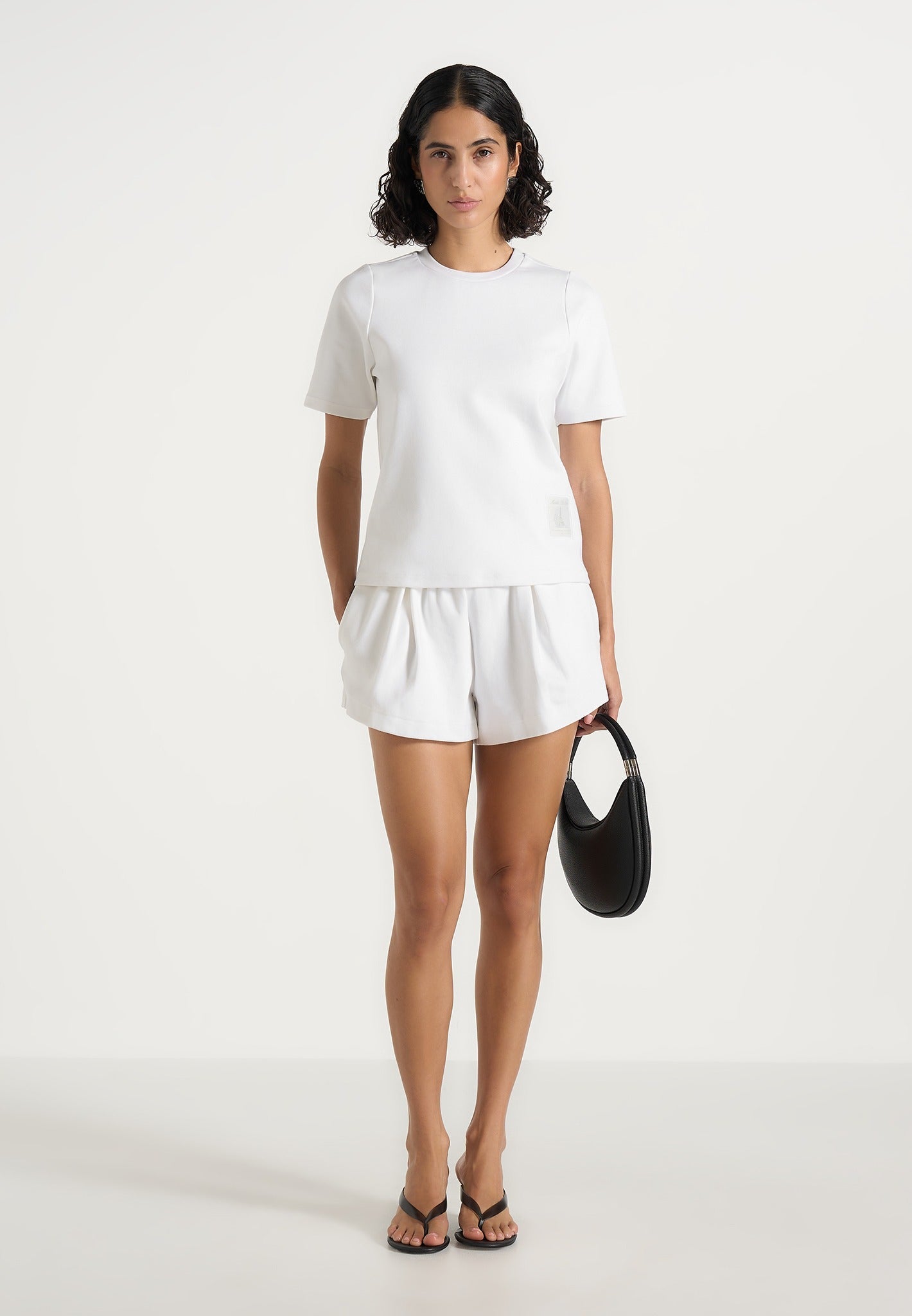 TS002 - Short Sleeve Cotton T-Shirt - White