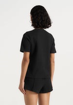 TS002 - Short Sleeve Cotton T-Shirt - Black