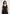 Irene - Collar Detail Cinched Suit Vest - Black/White