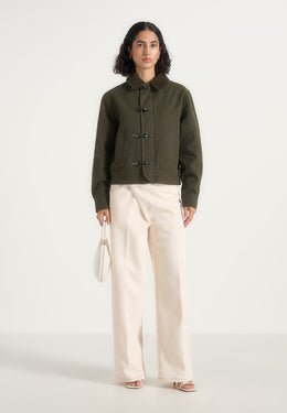 nino-clasp-detail-contrast-stitch-gabardine-jacket-olive
