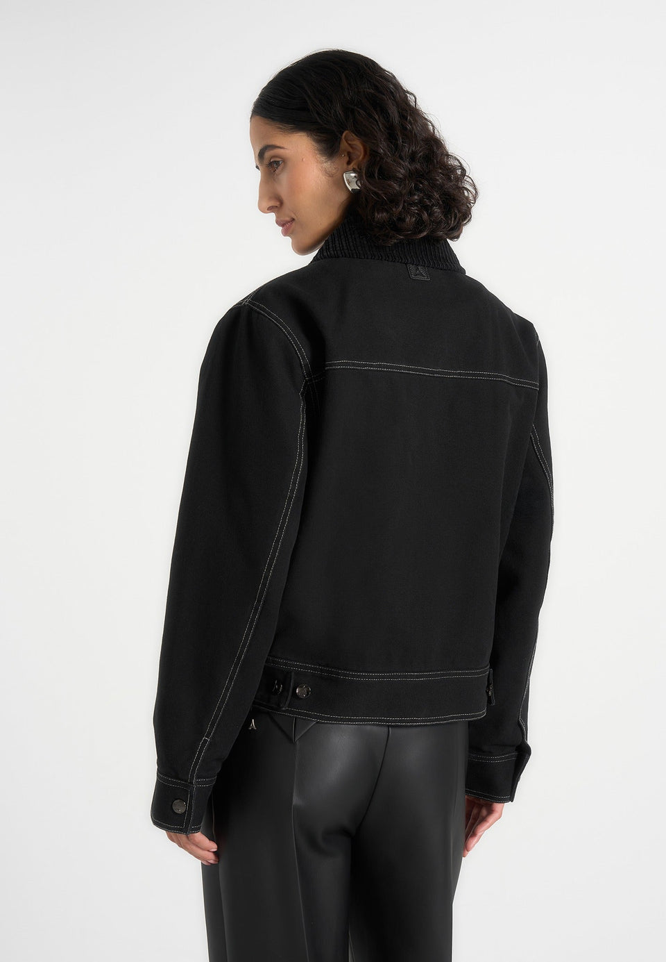nino-clasp-detail-contrast-stitch-gabardine-jacket-black
