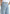 Anne - Denim High Waisted Boucle Cargo Pants - Mid Blue