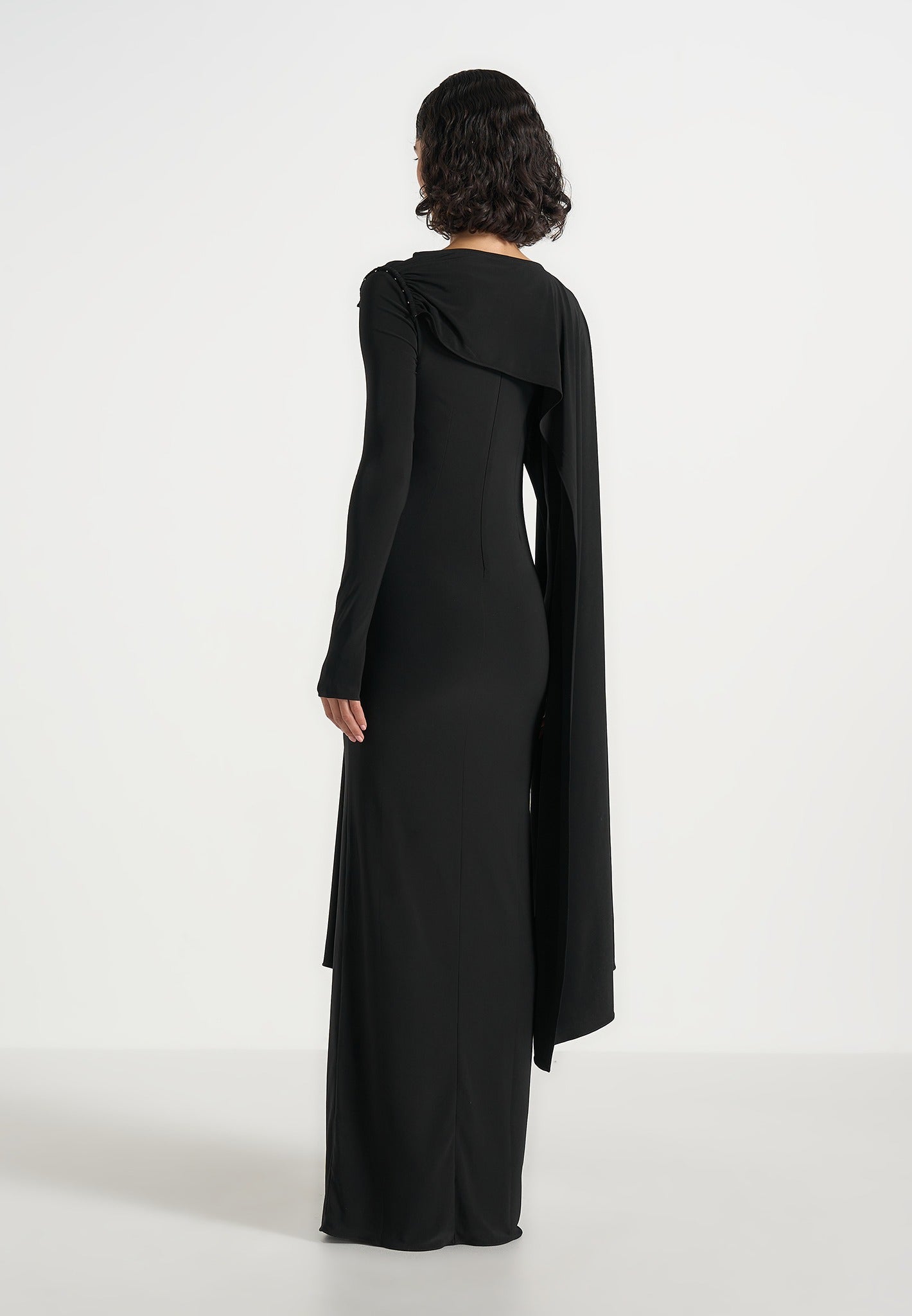 edena-asym-ruched-draped-maxi-dress-black