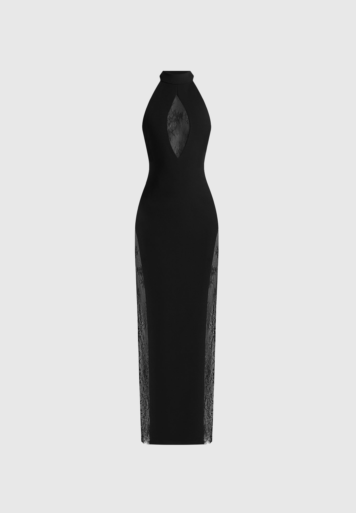jessica-contour-lace-halter-drape-neck-maxi-dress-black