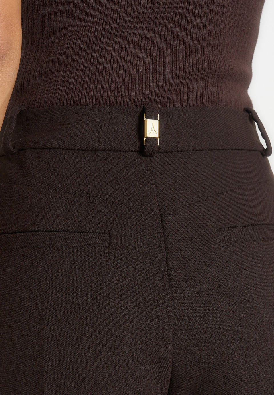 sophie-twist-leg-tailored-trousers-brown