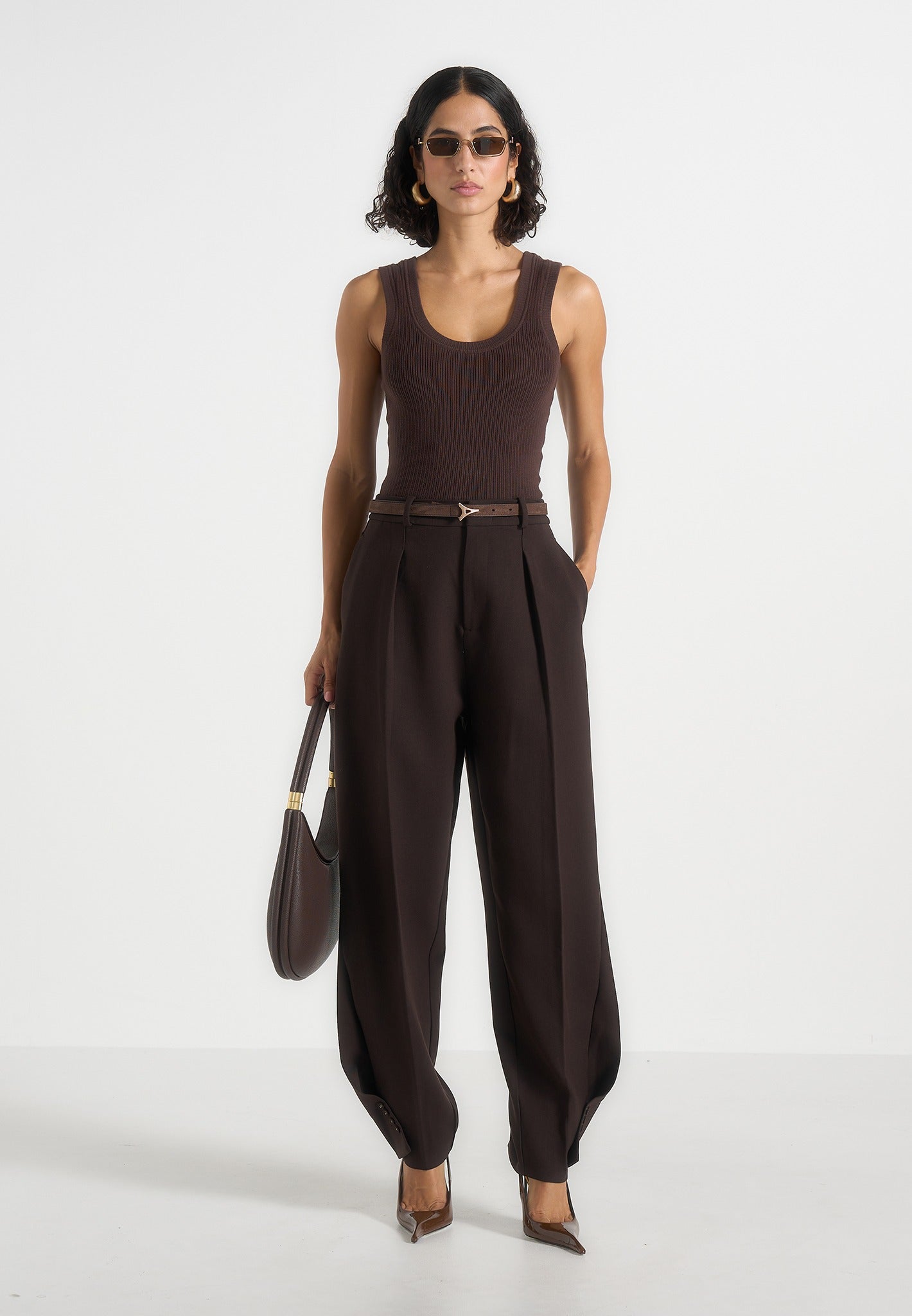 sophie-twist-leg-tailored-trousers-brown