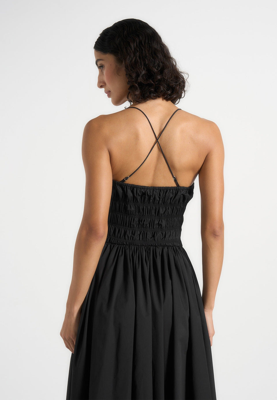elva-smocked-waist-cotton-maxi-dress-black