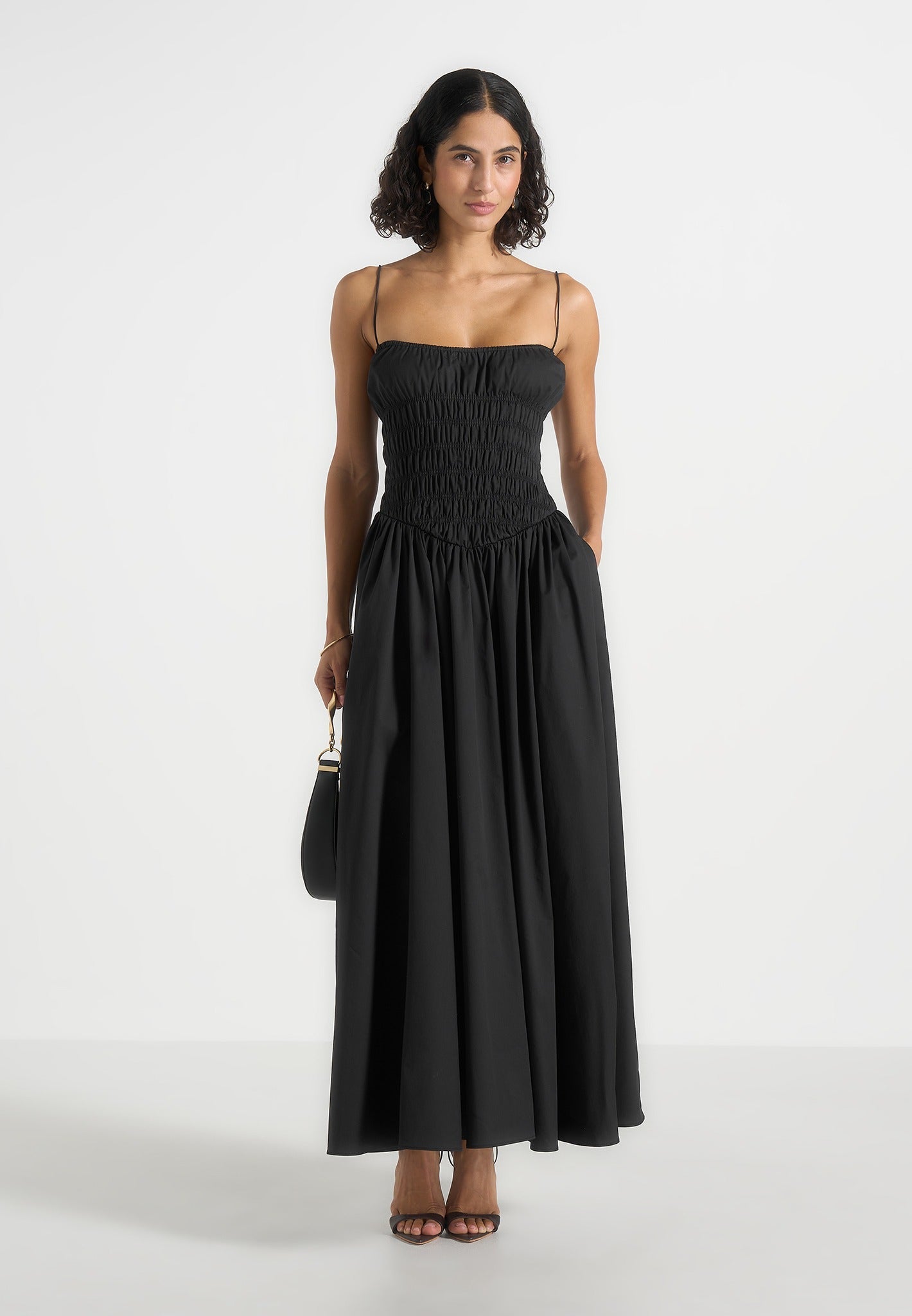 elva-smocked-waist-cotton-maxi-dress-black