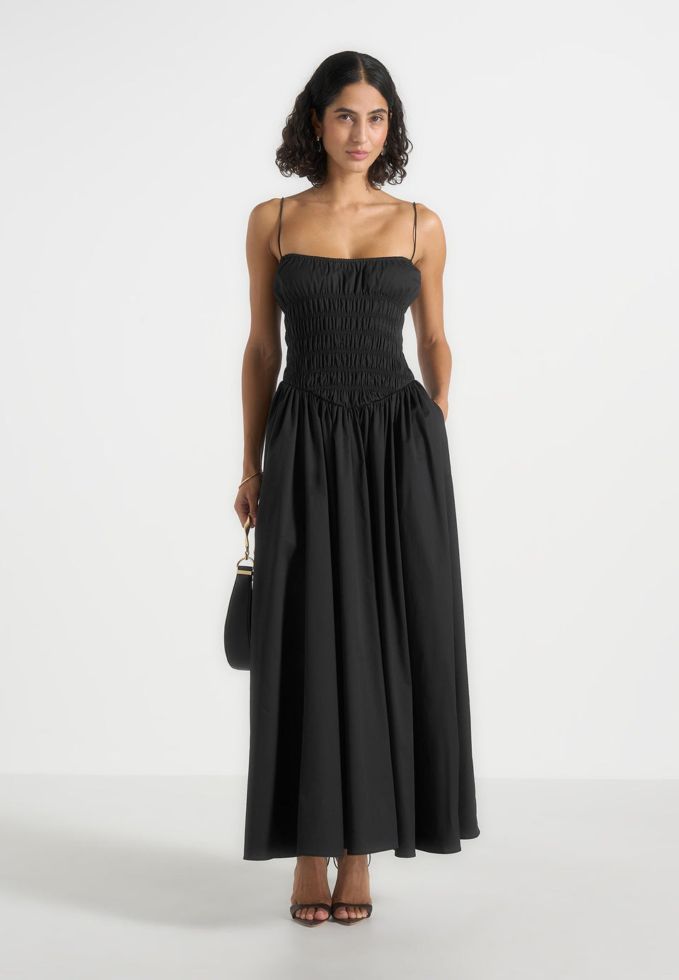 elva-smocked-waist-cotton-maxi-dress-black