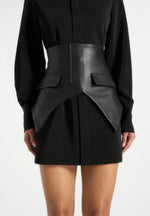 keira-corset-overlay-shirt-mini-dress-black