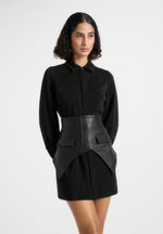 keira-corset-overlay-shirt-mini-dress-black