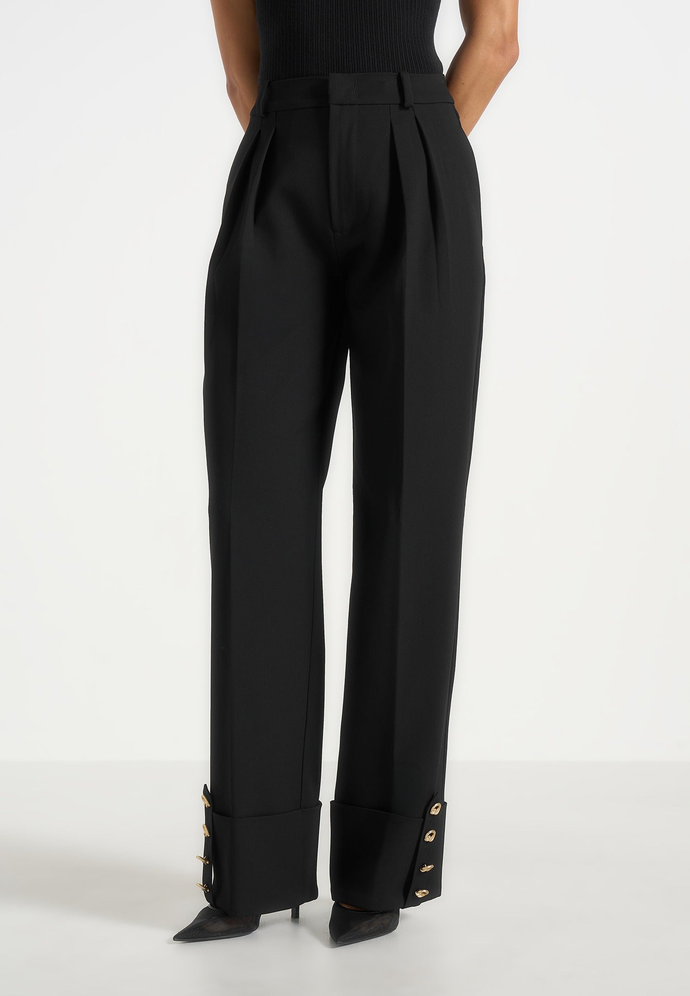 darlene-turn-up-detail-tailored-twin-pleat-trousers-black 